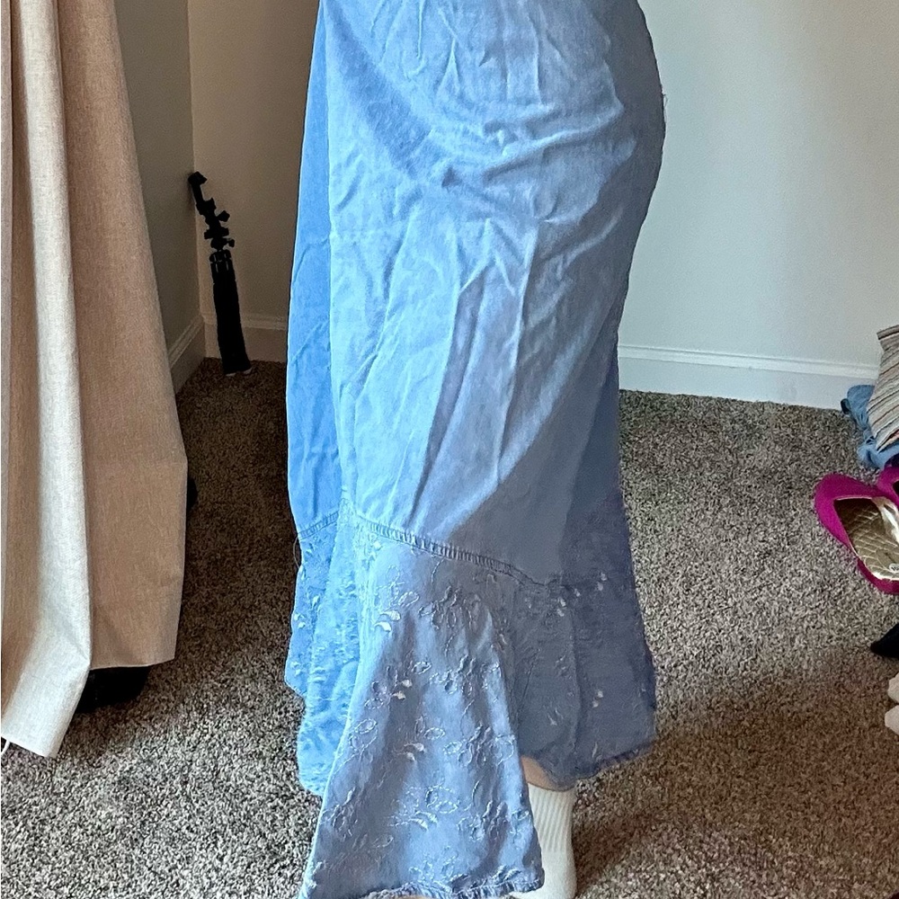 Elegant Blue Women's Skirt